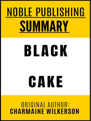 cover image of Summary of Black Cake by Charmaine Wilkerson